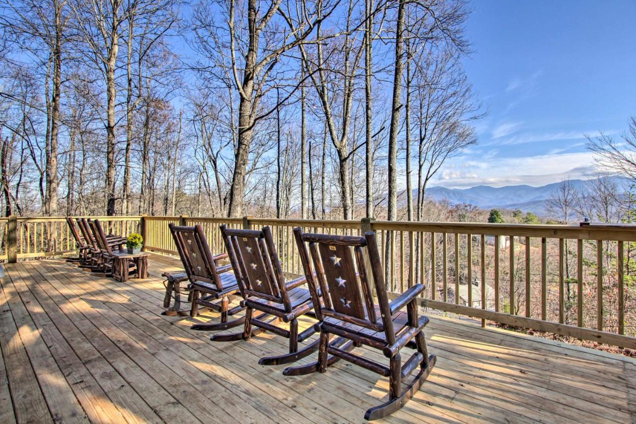 Panoramic-View Gatlinburg Cabin With Private Hot Tub エクステリア 写真