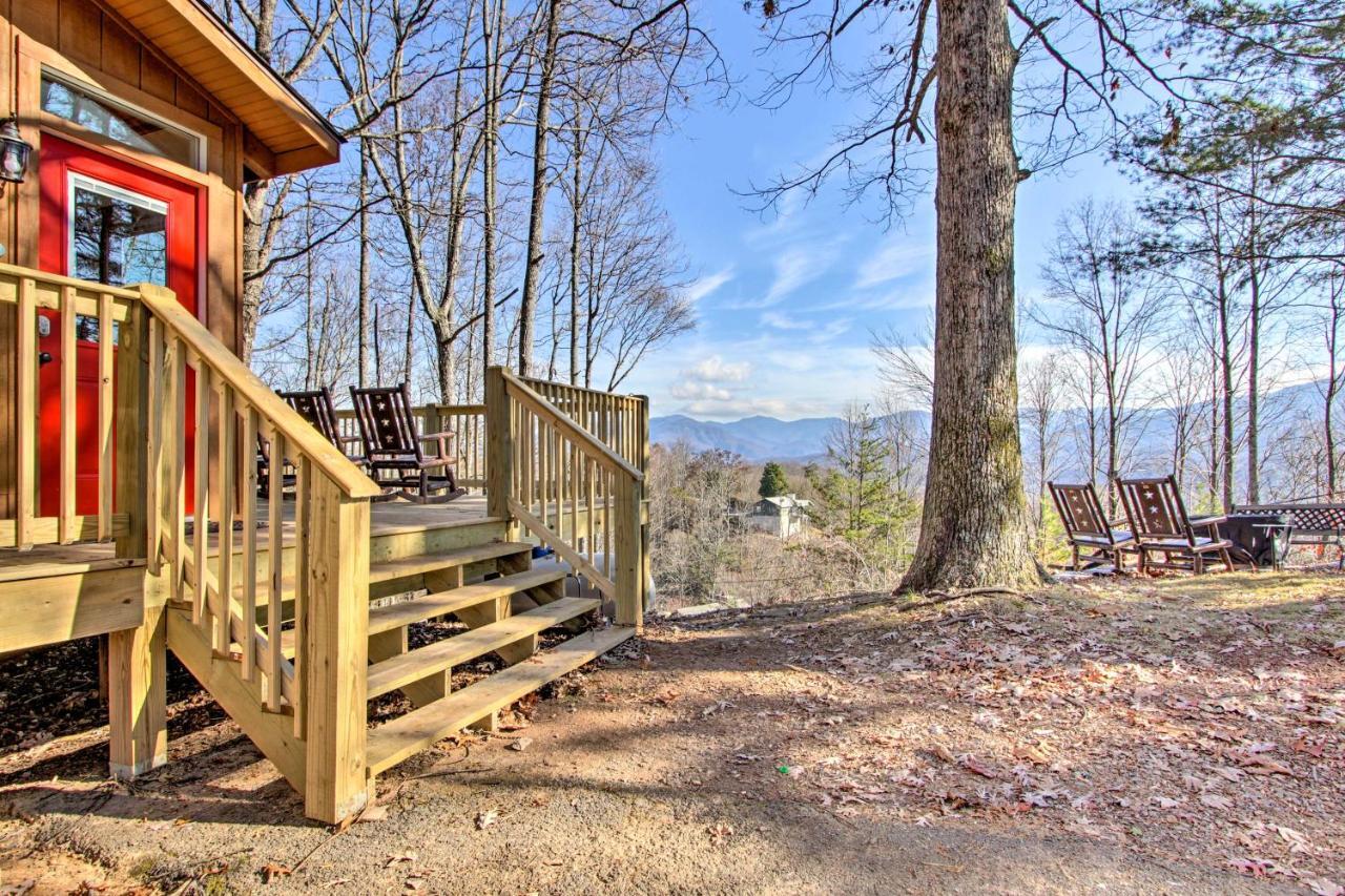 Panoramic-View Gatlinburg Cabin With Private Hot Tub エクステリア 写真