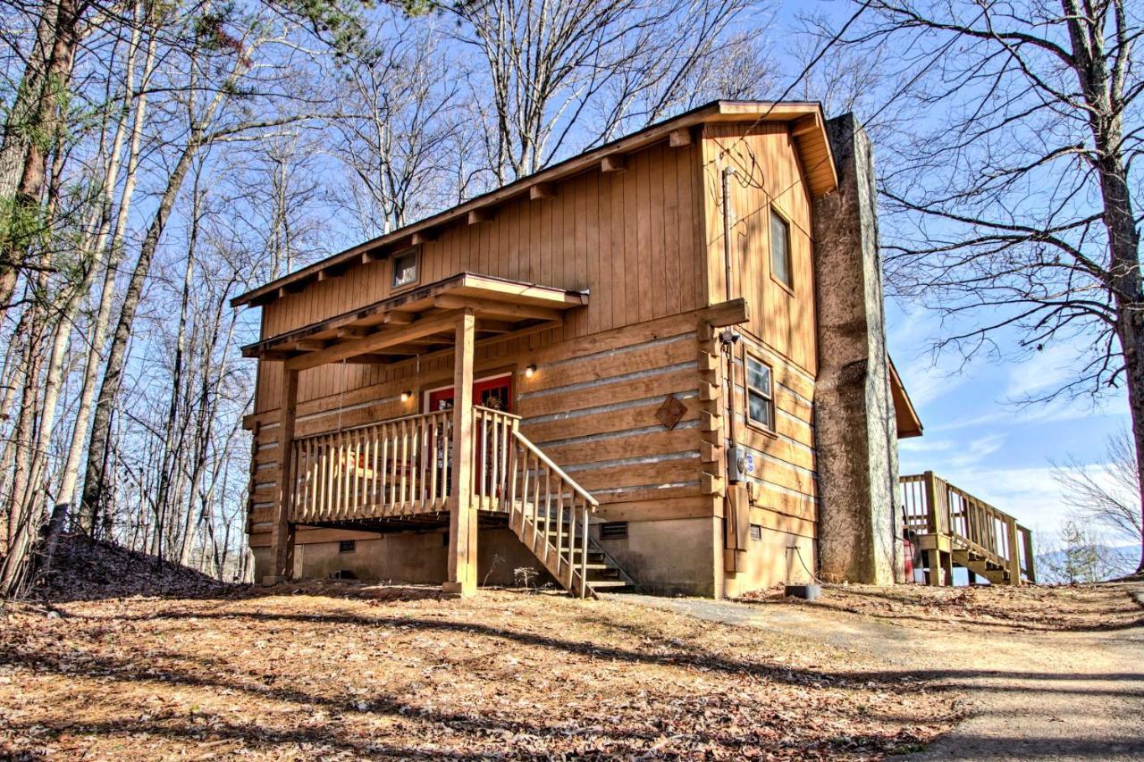 Panoramic-View Gatlinburg Cabin With Private Hot Tub エクステリア 写真