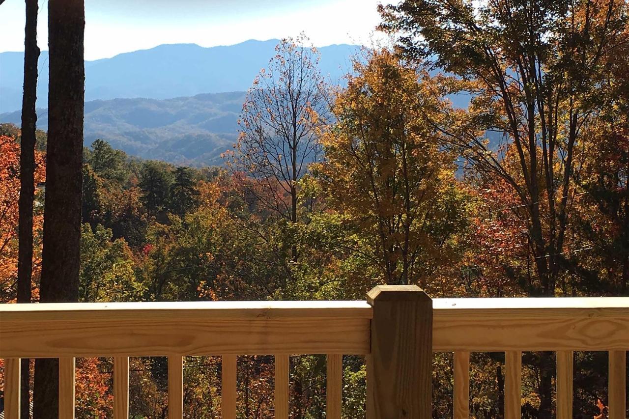 Panoramic-View Gatlinburg Cabin With Private Hot Tub エクステリア 写真
